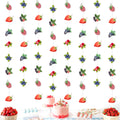 Kreatwow Berry Party Banner Set – 8 Hanging Streamers with Strawberry & Blueberry Theme, 2m Each, Reusable Card Paper Decor for Baby Shower, Birthday, Gender Reveal