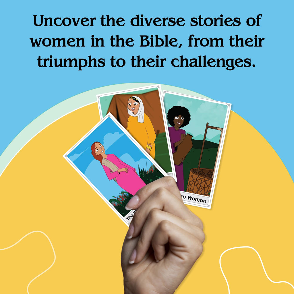 Kulture Games Bible Women – Christian Card Game with 50 Bible Stories, Trivia & Matching Game