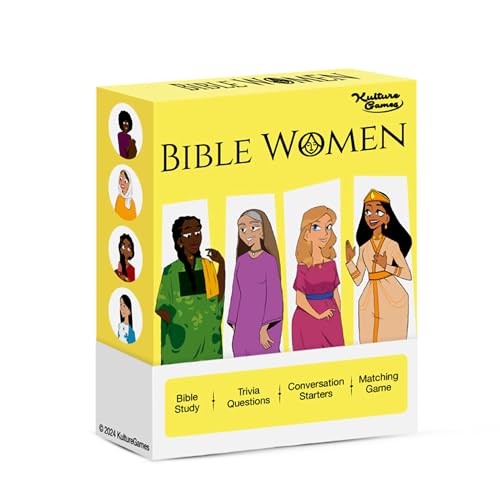 Kulture Games Bible Women – Christian Card Game with 50 Bible Stories, Trivia & Matching Game