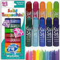 Kwik Stix Tempera Paint Sticks, Jewel Tones, 10 Count - Quick Dry, Washable & Non-Toxic