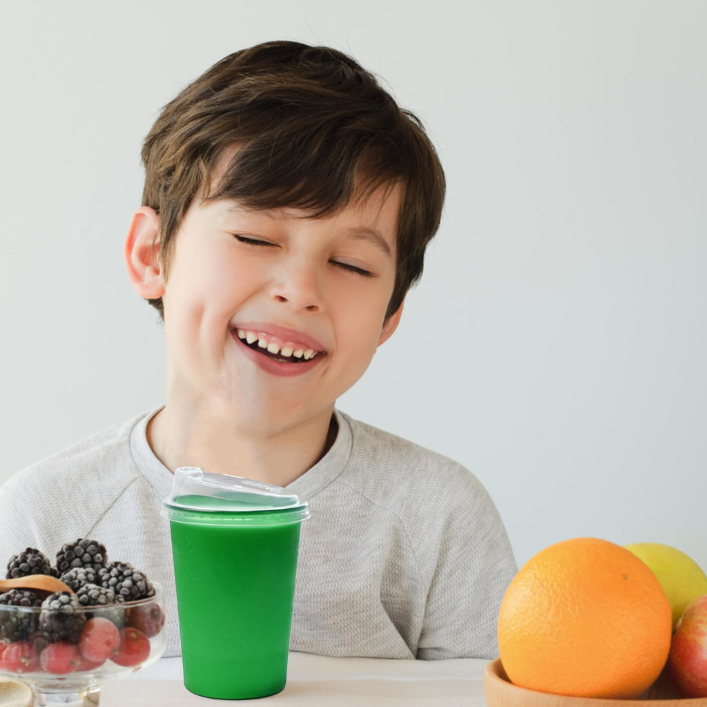 L LIKED 12 oz Sippy Cups 20-Pack: Spill-Proof, BPA-Free, Assorted Colors