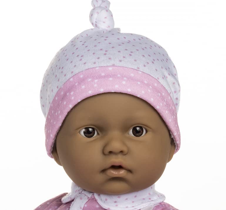 La Baby Hispanic 11-Inch Soft Body Baby Doll with Removable Outfit, Pacifier & Blanket