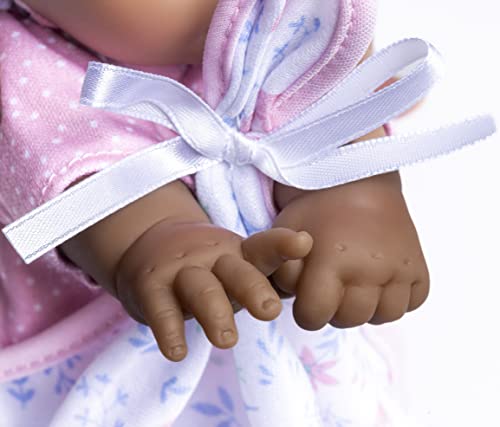 La Baby Hispanic 11-Inch Soft Body Baby Doll with Removable Outfit, Pacifier & Blanket