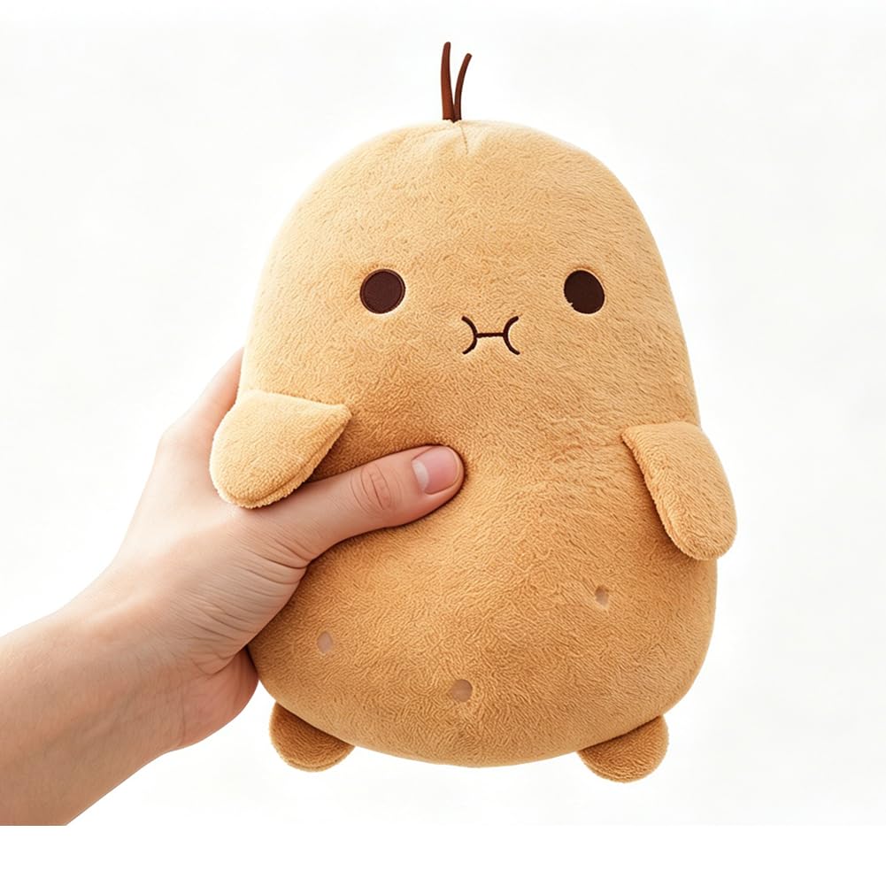 Labauxite 12.9 Inch Cute Potato Plush Toy - Soft Kawaii Stuffed Doll Pillow for Kids Gifts