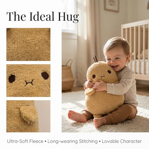 Labauxite 12.9 Inch Cute Potato Plush Toy - Soft Kawaii Stuffed Doll Pillow for Kids Gifts