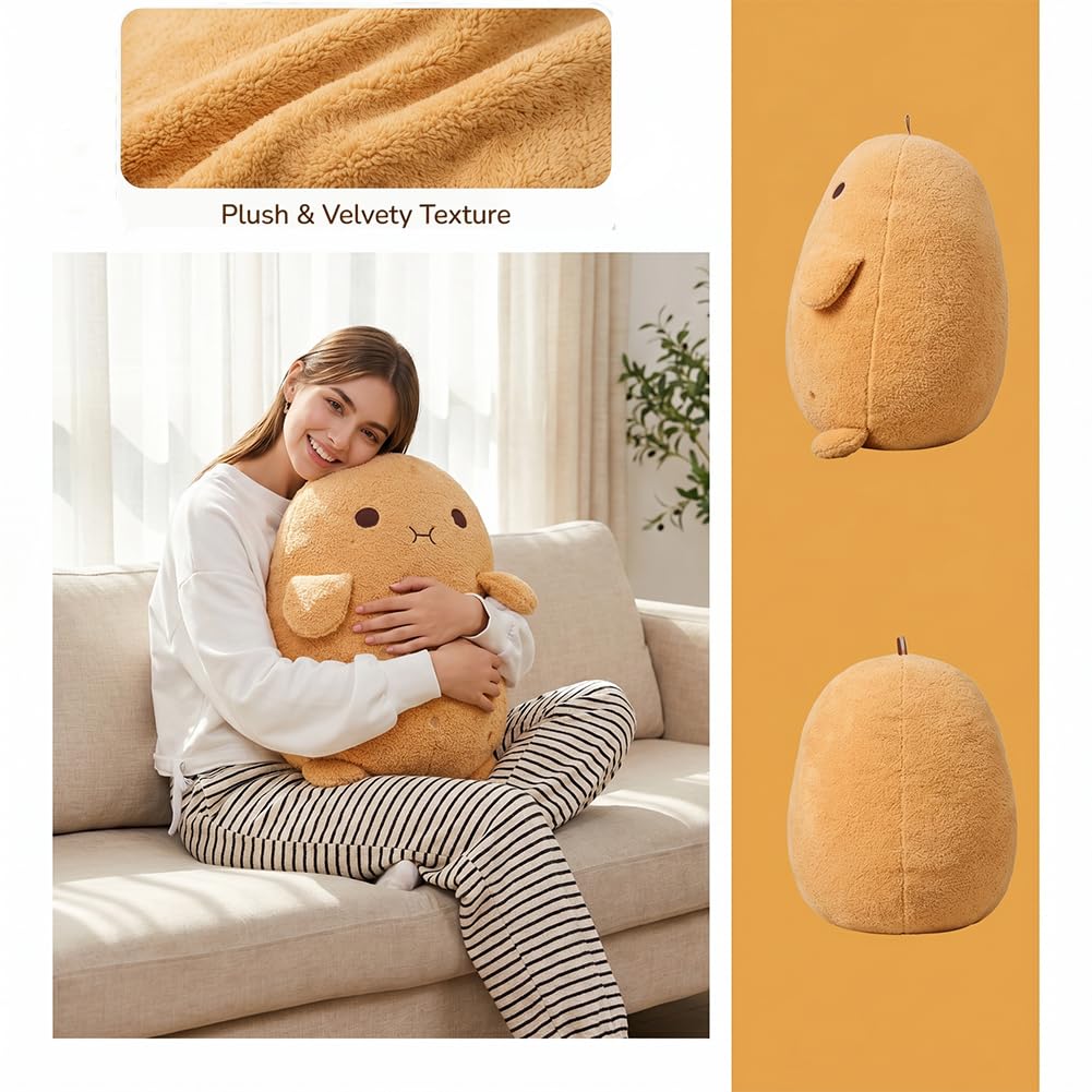 Labauxite 12.9 Inch Cute Potato Plush Toy - Soft Kawaii Stuffed Doll Pillow for Kids Gifts