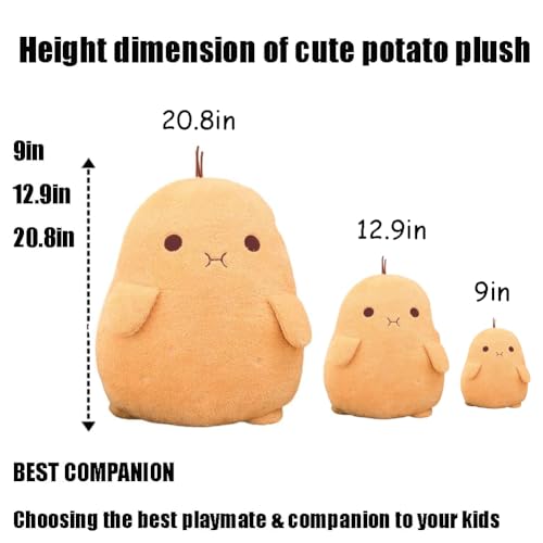 Labauxite 12.9 Inch Cute Potato Plush Toy - Soft Kawaii Stuffed Doll Pillow for Kids Gifts