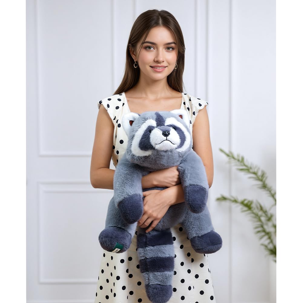 Labauxite Raccoon Plush Toy – 11.8 Inch Super Soft Stuffed Animal Body Pillow