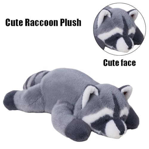 Labauxite Raccoon Plush Toy – 11.8 Inch Super Soft Stuffed Animal Body Pillow