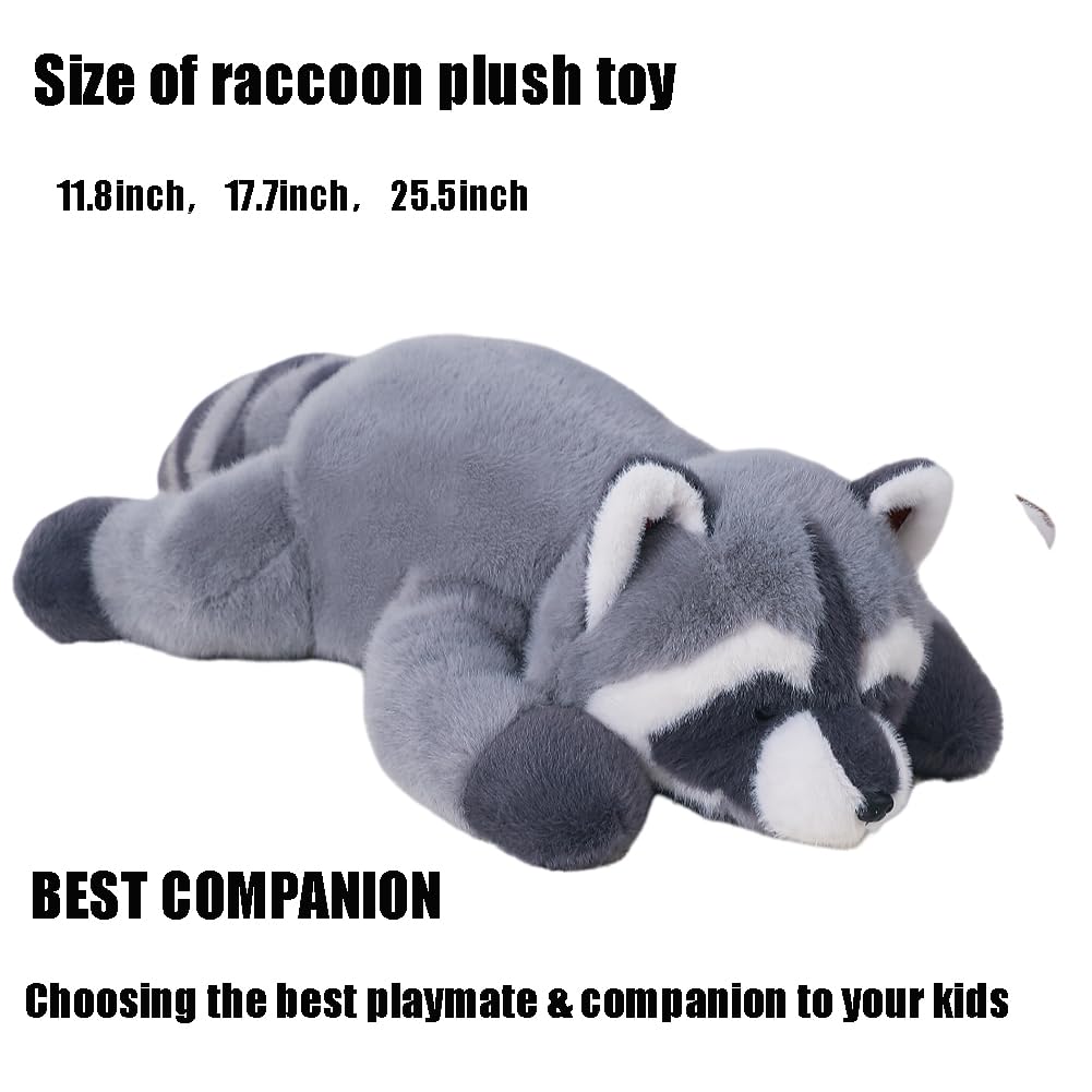 Labauxite Raccoon Plush Toy – 11.8 Inch Super Soft Stuffed Animal Body Pillow
