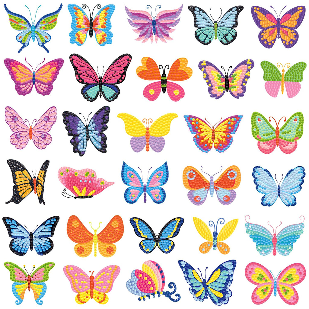 Labeol Diamond Art Kit for Kids Ages 6–12 – Butterfly Craft Stickers DIY