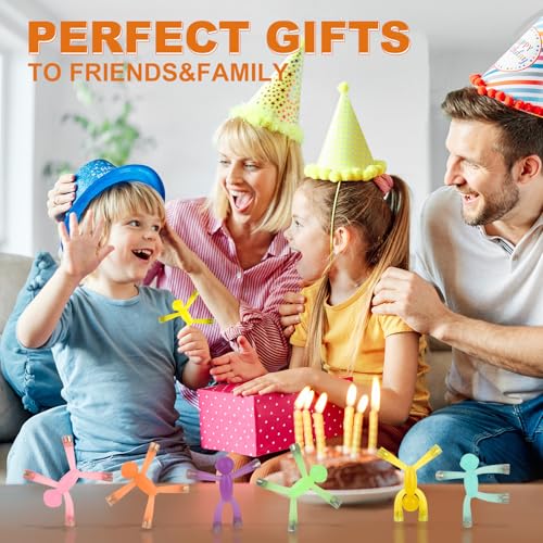 laleay 6-Pack Magnetic People Figures – Desk Decor, Travel Toys & Sensory Magnets