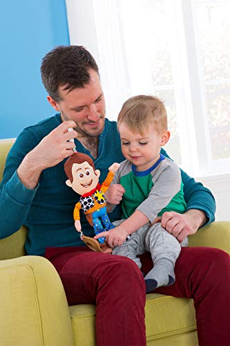 Lamaze Disney/Pixar Toy Story Woody Clip & Go Stroller Toy – Sensory Toy with Rattle, Crinkles, and Clip