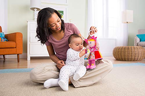 Lamaze My Friend Emily – Baby Sensory Doll with Crinkle Skirt and Rattle Flower