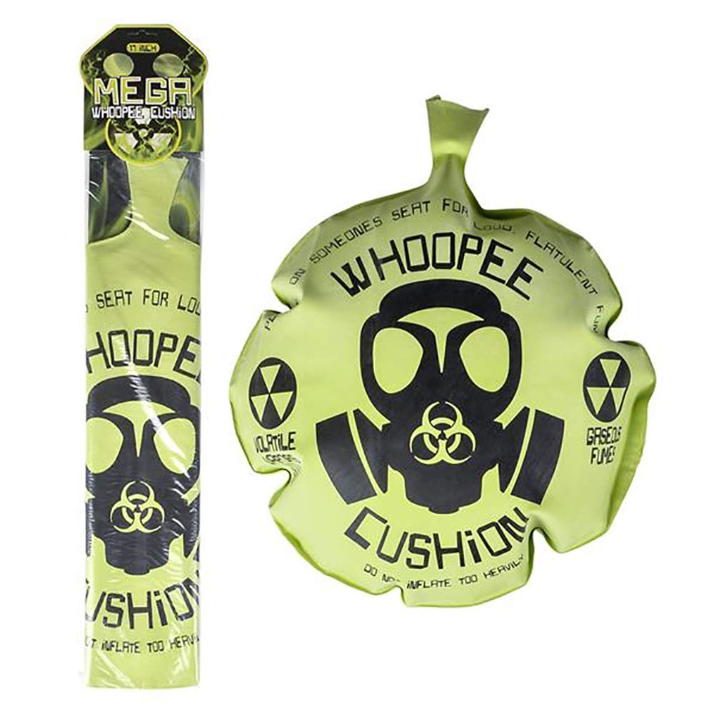 Large 12-Inch Whoopee Cushion 2-Pack by The Dreidel Company – Classic Fart Prank Toy for Parties