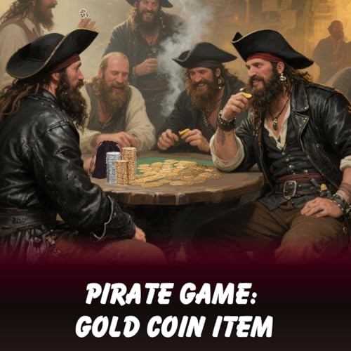 Large Metal Pirate Coins 36-Piece Set – Gold & Silver Spanish Doubloon Replicas for Board Games, Cosplay, and Treasure Chests