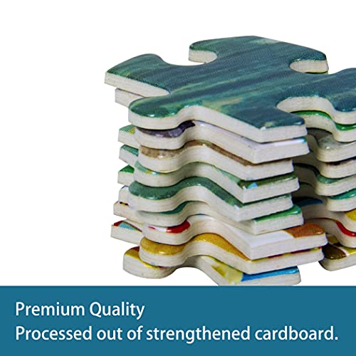 Lavievert 1000 Piece Beach Jigsaw Puzzle – Thick Cardboard, Unique Cut, Family Fun