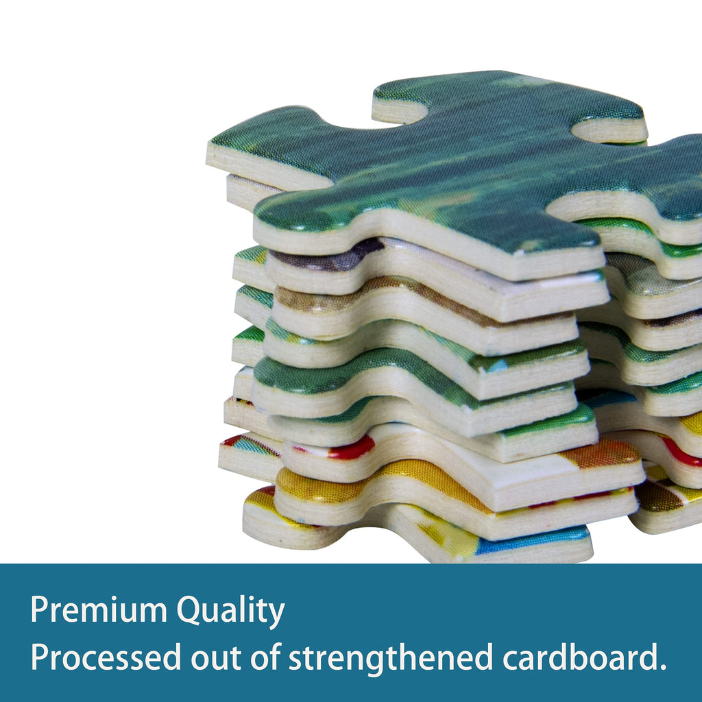Lavievert 1000 Piece Beach Jigsaw Puzzle – Thick Cardboard, Unique Cut, Family Fun