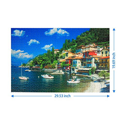 Lavievert 1000 Piece Jigsaw Puzzle - Lake Como, Italy