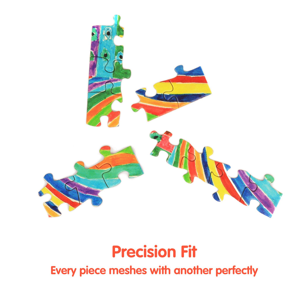 Lavievert 500-Piece Jigsaw Puzzle for Adults – Drawing Fun Design