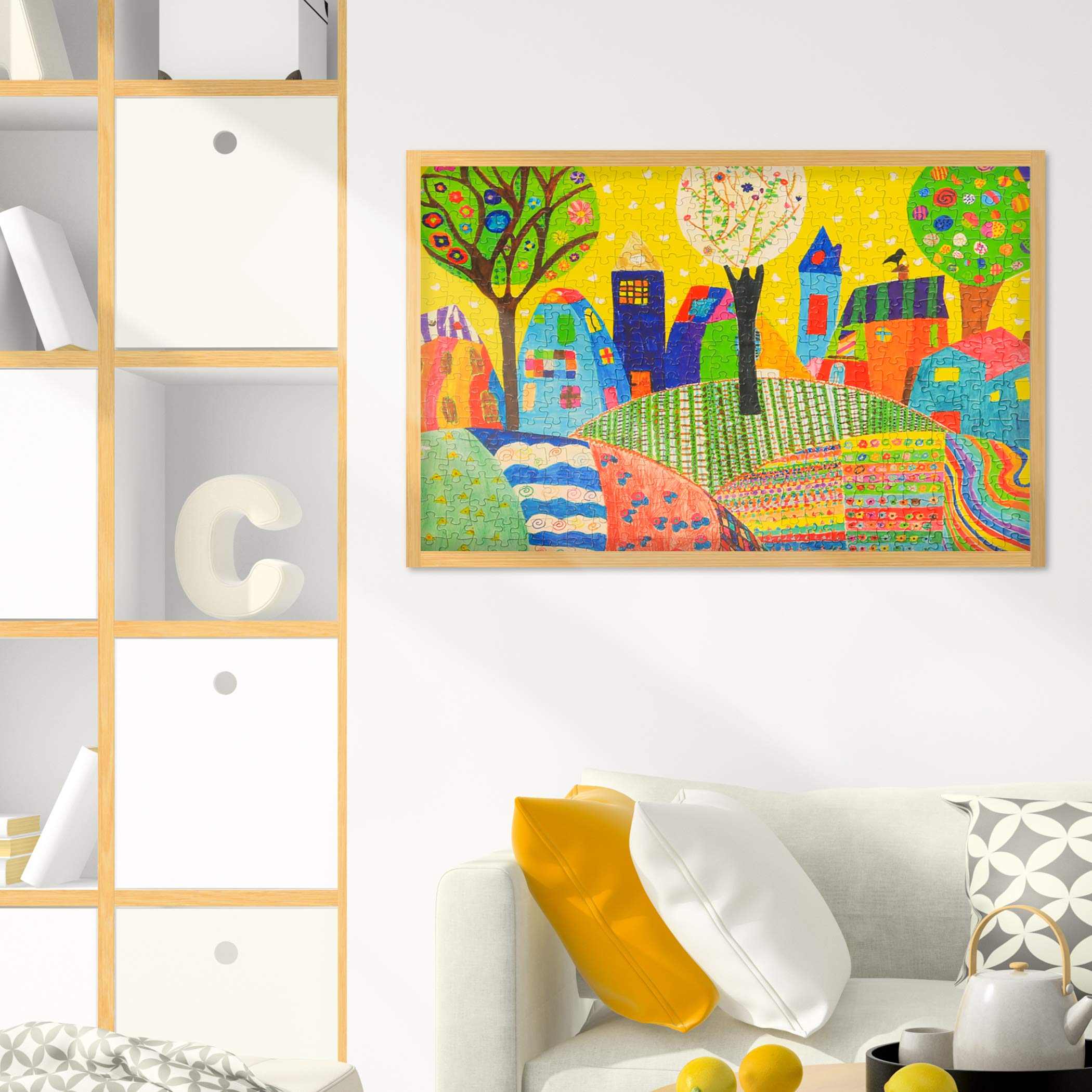 Lavievert 500-Piece Jigsaw Puzzle for Adults – Drawing Fun Design