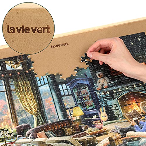 Lavievert 500 Piece Jigsaw Puzzle for Adults – Unique Cut with Alphabet Back Zones