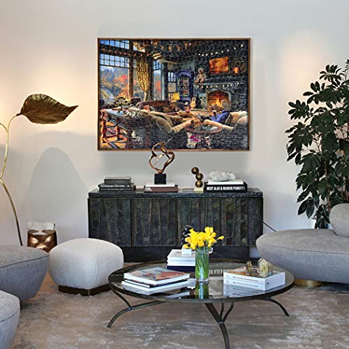 Lavievert 500 Piece Jigsaw Puzzle for Adults – Unique Cut with Alphabet Back Zones