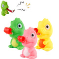 LBKKC Stress Dinosaur Toys 3-Pack: Squeeze, Tongue Sticks Out, Makes Sound - Fun Gag Gift for Kids and Adults