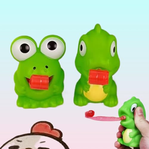 LBKKC Stress Dinosaur Toys 3-Pack: Squeeze, Tongue Sticks Out, Makes Sound - Fun Gag Gift for Kids and Adults