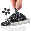 LCVUUK Ferrite Rocks - Over 600 Weak Magnetic Smooth Pebbles Desk Toy for Adults