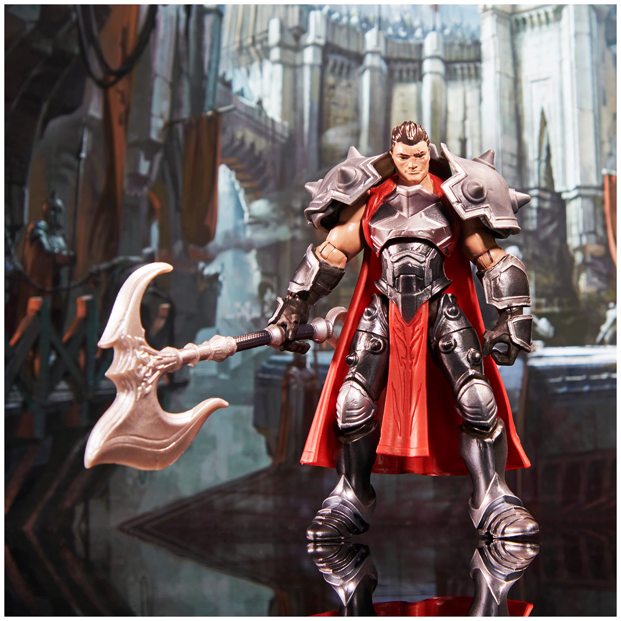 League of Legends Darius 4-Inch Collectible Figure with Axe Accessory – The Champion Collection