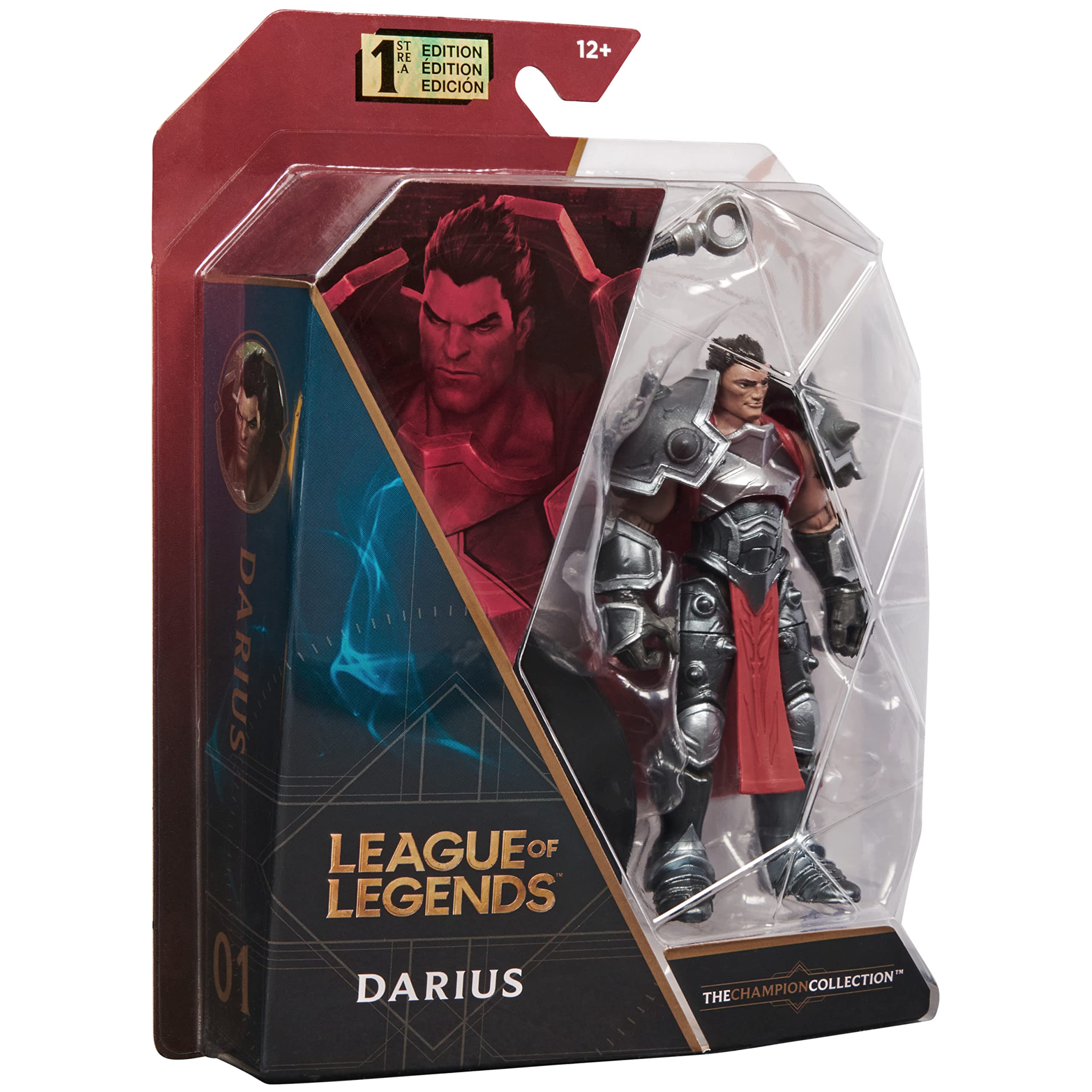 League of Legends Darius 4-Inch Collectible Figure with Axe Accessory – The Champion Collection