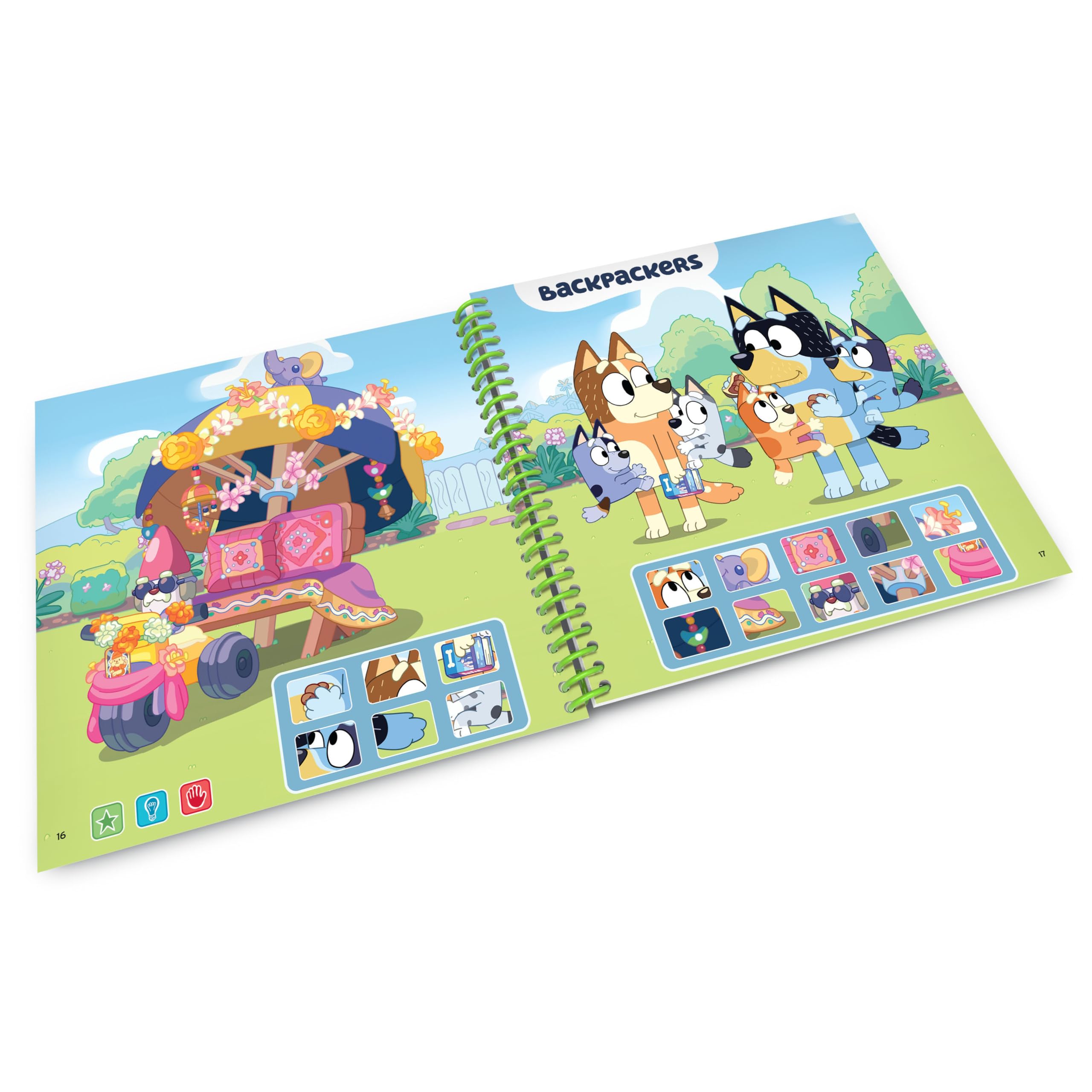 LeapFrog LeapStart Bluey Fun and Games Interactive Activity Book for Ages 2-5