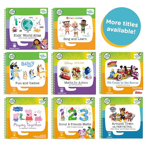 LeapFrog LeapStart Kids' World Atlas & Global Awareness Activity Book (Level 3, Ages 4-6)