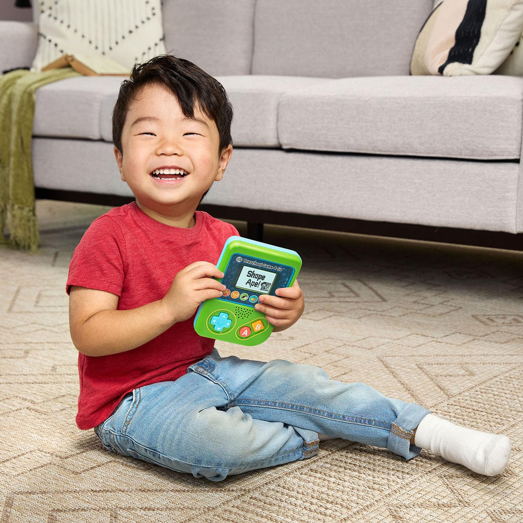 LeapFrog Preschool Game and Go Handheld Video Game Toy, Green, Ages 2+
