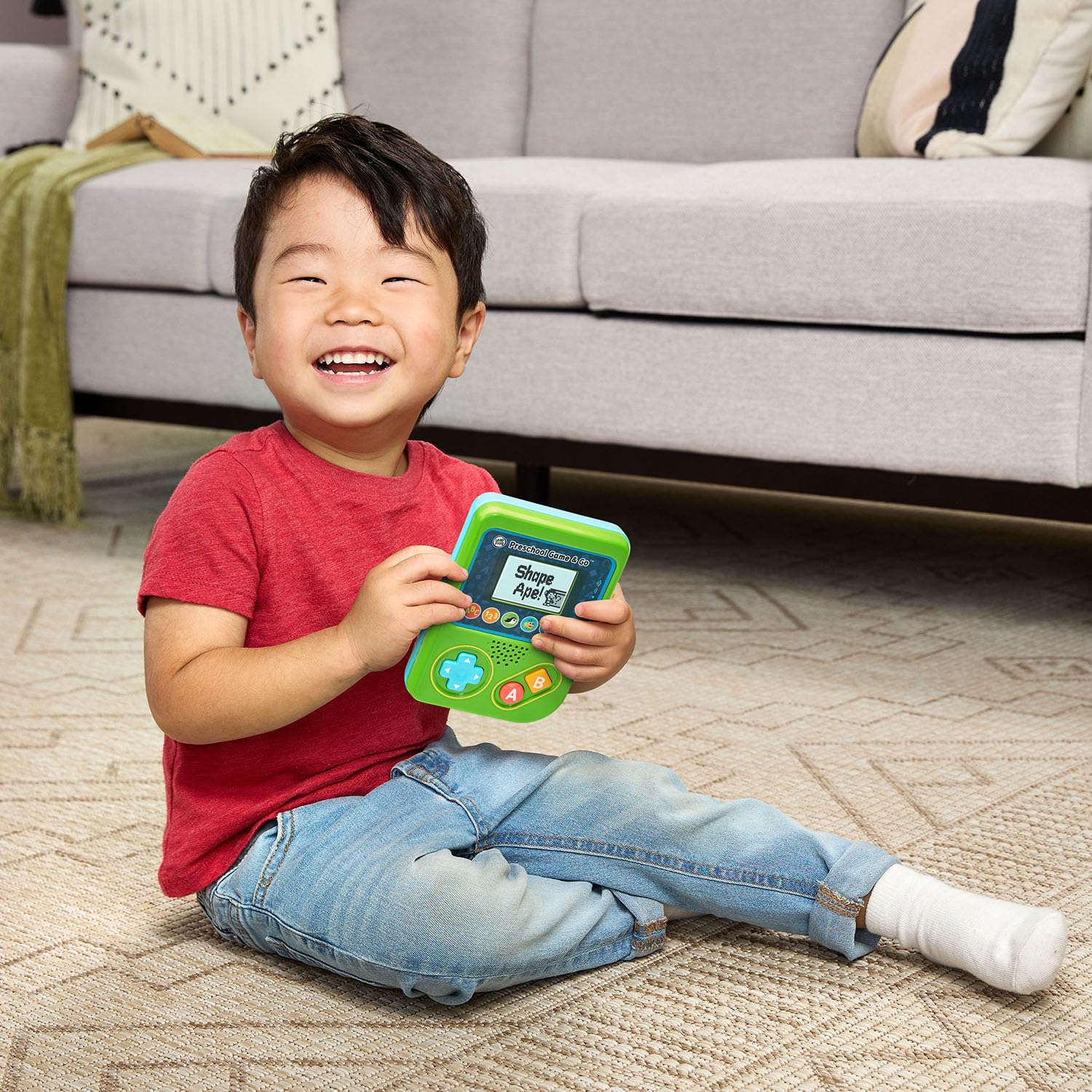 LeapFrog Preschool Game and Go Handheld Video Game Toy, Green, Ages 2+