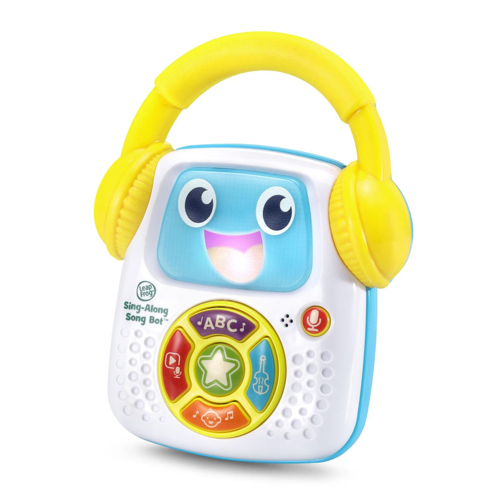 LeapFrog Sing-Along Song Bot – Interactive Robot Toy with Music, Lights, and Voice Recording for Ages 6+ Months