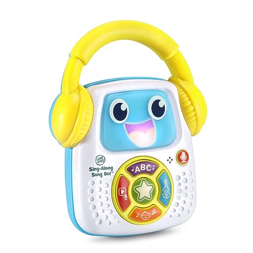 LeapFrog Sing-Along Song Bot – Interactive Robot Toy with Music, Lights, and Voice Recording for Ages 6+ Months
