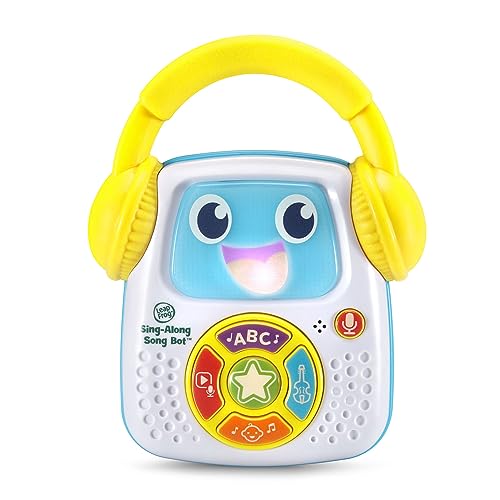 LeapFrog Sing-Along Song Bot – Interactive Robot Toy with Music, Lights, and Voice Recording for Ages 6+ Months