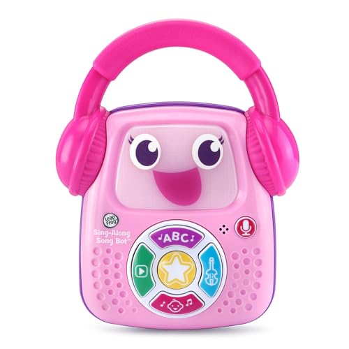 LeapFrog Sing-Along Song Bot, Pink - Musical Robot Toy for Ages 6+ Months