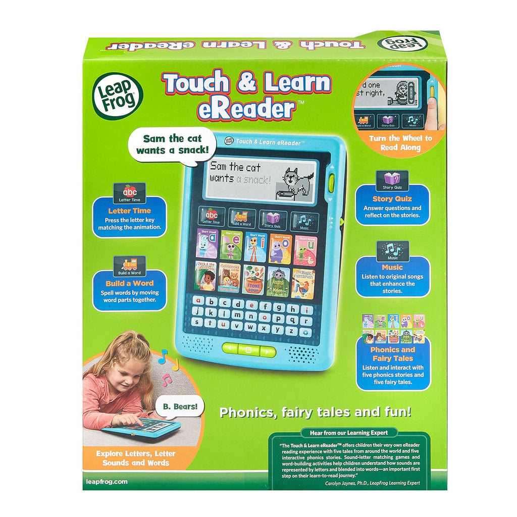 LeapFrog Touch and Learn eReader for Preschoolers – Teal