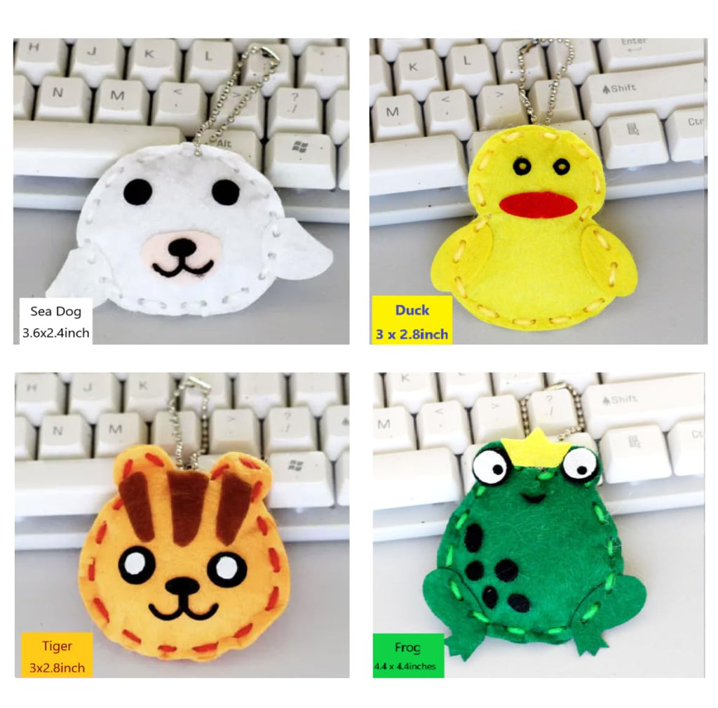 Learn to Sew DIY Craft Kits for Kids - 12 Animal Sewing Projects by Adam Victor (Ages 12+)