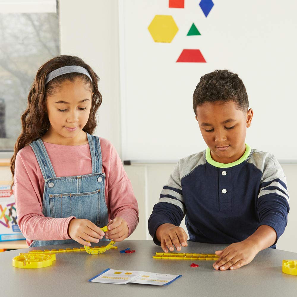 Learning Resources 24-Hour Number Line Clock – Single Student Set for Kids Learning to Tell Time