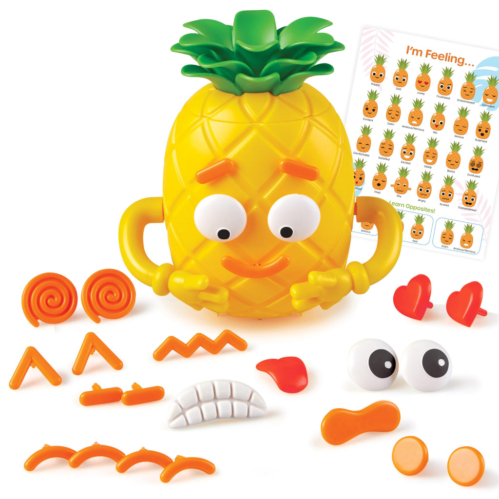 Learning Resources Big Feelings Pineapple - Emotional Learning Toy with 50 Mix-and-Match Pieces