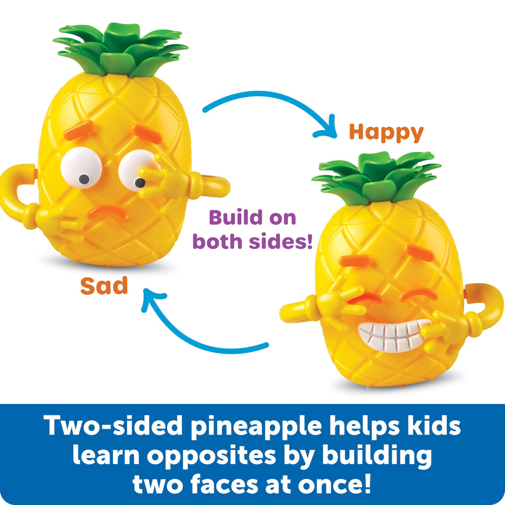 Learning Resources Big Feelings Pineapple - Emotional Learning Toy with 50 Mix-and-Match Pieces