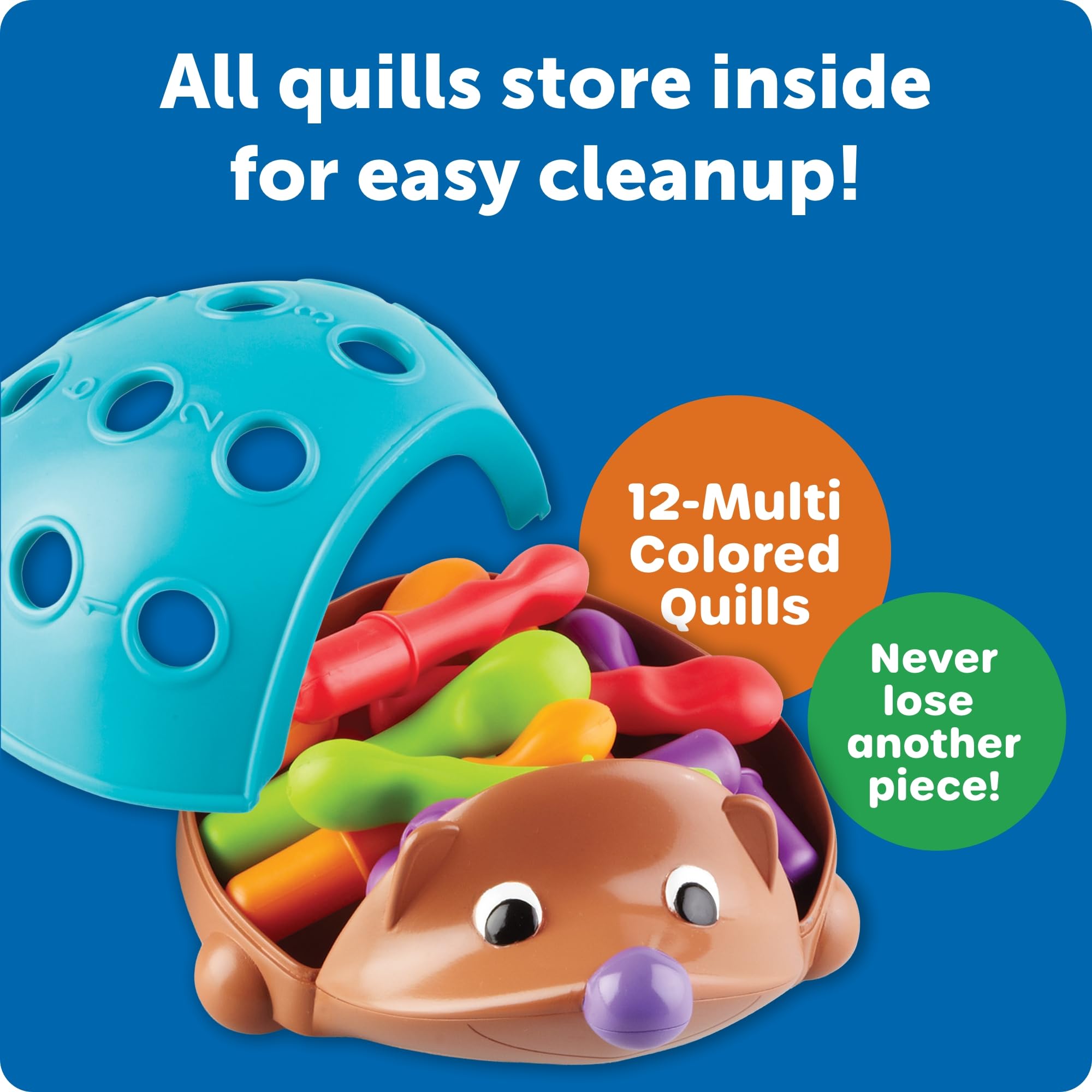 Learning Resources Spike the Fine Motor Hedgehog – Sorting, Stacking & Counting Toy for Toddlers