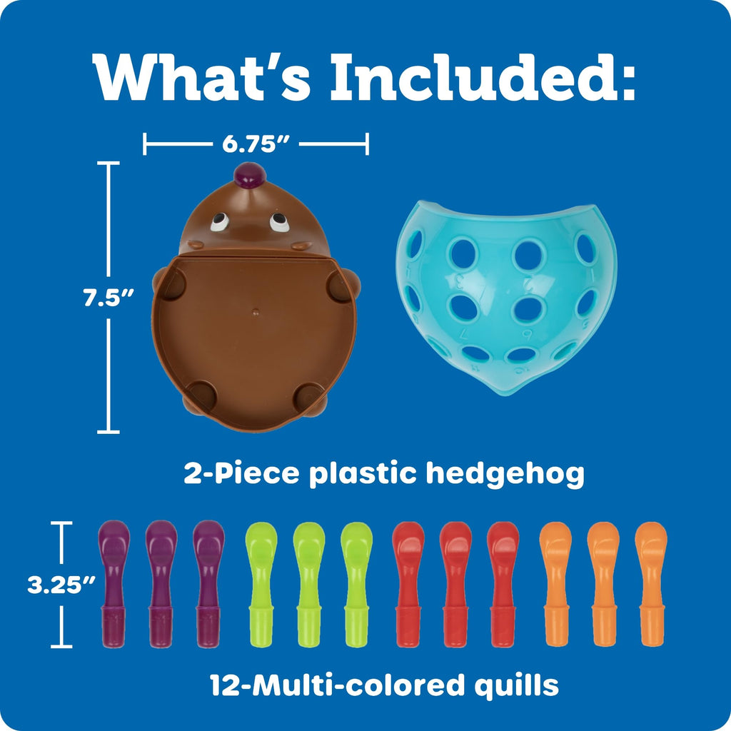 Learning Resources Spike the Fine Motor Hedgehog – Sorting, Stacking & Counting Toy for Toddlers