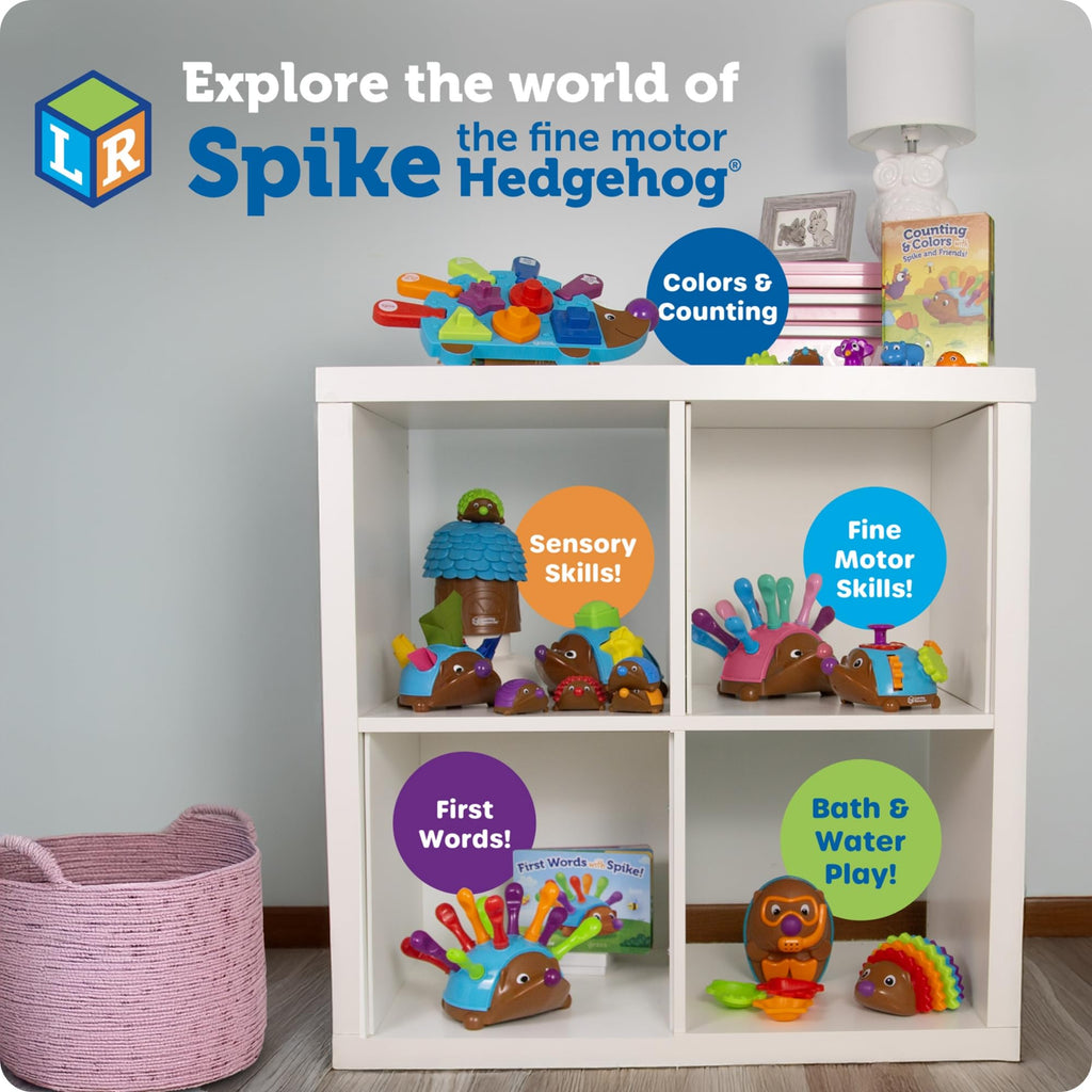 Learning Resources Spike the Fine Motor Hedgehog – Sorting, Stacking & Counting Toy for Toddlers