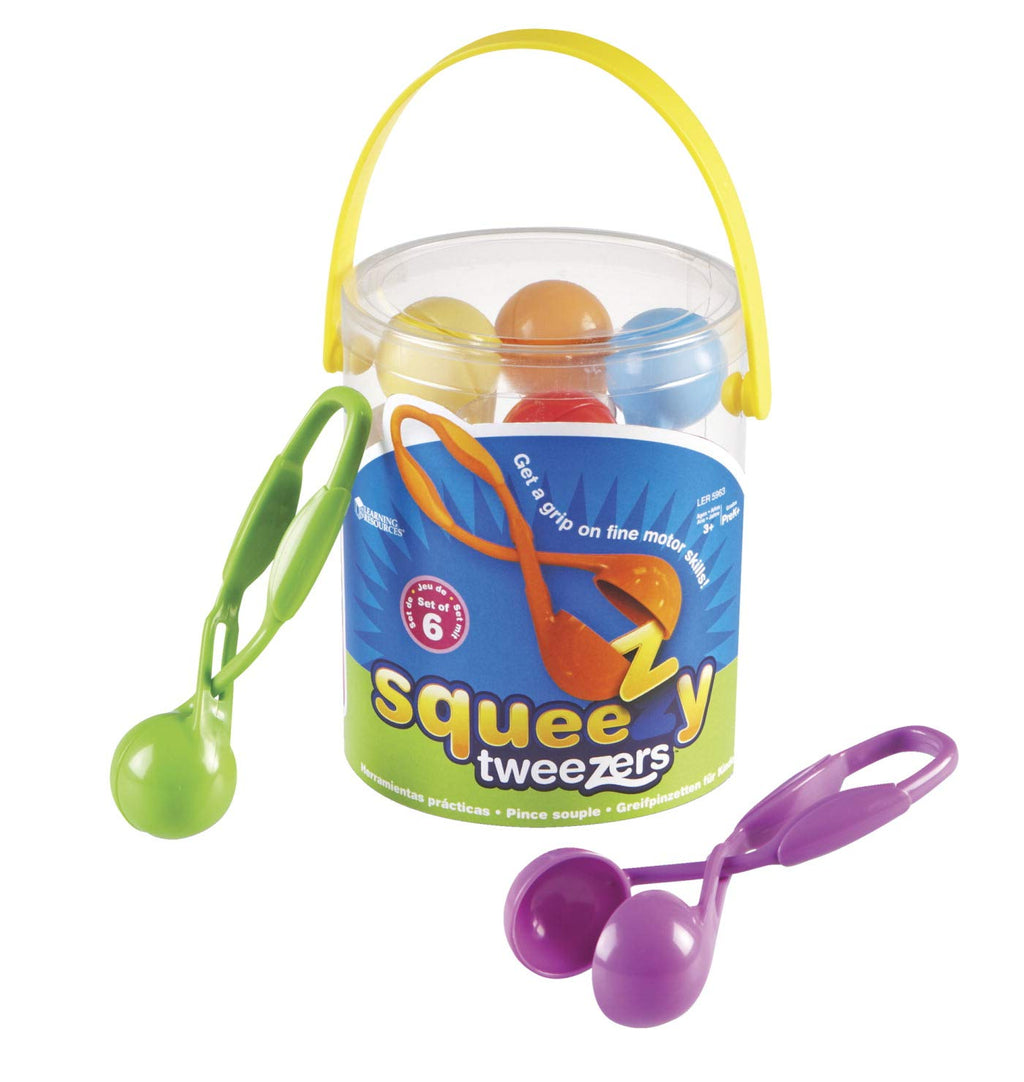 Learning Resources Squeezy Tweezers – Sensory Bin Tools for Fine Motor Skills, Ages 3+