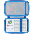 Lebakort Storage Case for GiiKER Super Blocks – Off White + Blue Protective Travel Case